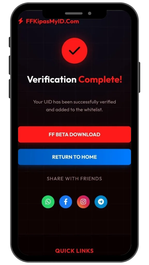Step-by-Step Guide to Verify Free Fire UID on FF Kipas My ID