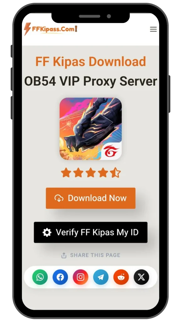 How To Update FF Kipas to the Latest New Version